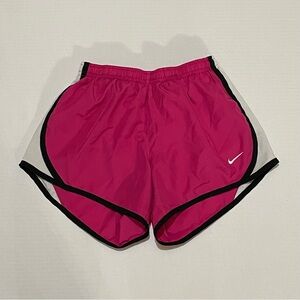 Nike Dri-Fit Pink Lined Athletic Running Shorts Womens Sz M